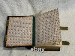 Antique 1860s Civil War Era William W Harding Leather CDV Photo Album with 24 Pics