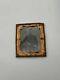 Antique 1860s Original Civil War Handsome Soldier Tin Type Photo In Frame
