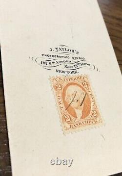 Antique 1860s Photo Lot CDVs & Tintype Civil War Tax Stamp