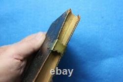 Antique 1862 Civil War Era Clasp HOLY BIBLE with Soldiers Name and Family Photo