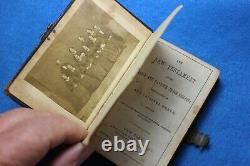 Antique 1862 Civil War Era Clasp HOLY BIBLE with Soldiers Name and Family Photo