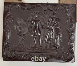 Antique 1/4 Plate Union Thermoplastic Photograph Case Daguerreotype Gutta Percha