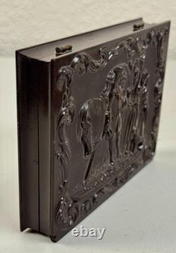 Antique 1/4 Plate Union Thermoplastic Photograph Case Daguerreotype Gutta Percha
