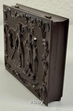 Antique 1/4 Plate Union Thermoplastic Photograph Case Daguerreotype Gutta Percha