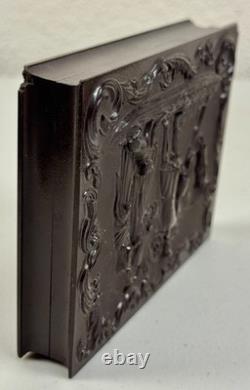 Antique 1/4 Plate Union Thermoplastic Photograph Case Daguerreotype Gutta Percha