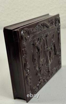 Antique 1/4 Plate Union Thermoplastic Photograph Case Daguerreotype Gutta Percha