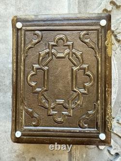 Antique Album + CDV Tintype Civil War Soldier Photo Connecticut 1860s 1870s