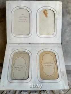 Antique Album + CDV Tintype Civil War Soldier Photo Connecticut 1860s 1870s