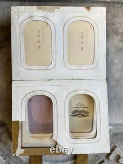 Antique Album + CDV Tintype Civil War Soldier Photo Connecticut 1860s 1870s