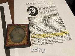 Antique Ambrotype Confederate Soldier In Uniform CIVIL War Identified, Killed