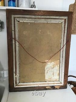 Antique Ambrotype copy to Paper, Civil War Photo Framed