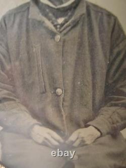 Antique American CIVIL War Era Fourth Doctor Who Lookalike Man Ambrotype Photo