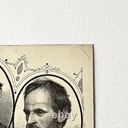 Antique CDV Civil War Era Card Our Peace Commissioners Ulysses S. Grant Farragut