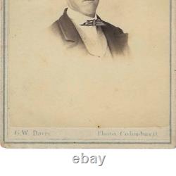 Antique CDV Civil War Era Identified James Cramer Southern Refugee Columbus Ohio