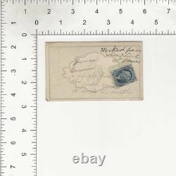 Antique CDV Civil War Era Identified James Cramer Southern Refugee Columbus Ohio