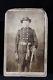 Antique Cdv Photo Civil War Soldier Armed Union Confederate Officer Sword