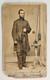 Antique Cdv Photo Id'd Signed Union Civil War Officer Soldier Military Uniform
