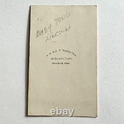 Antique CDV Photograph Beautiful Mary Todd Lincoln Wife Of President Portrait
