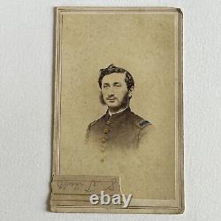 Antique CDV Photograph Handsome Civil War Union Soldier Brooklyn NY
