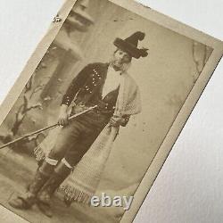 Antique CDV Photograph Man Civil War Union Soldier Goatee Augusta Maine