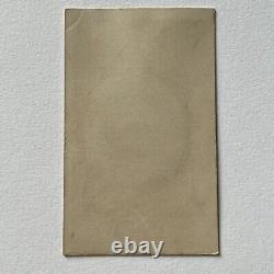 Antique CDV Photograph Man Mustache Working Class Pea Coat Hat Civil War Era
