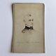 Antique Cdv Photograph Man Soldier Major Anderson Union First Battle Civil War