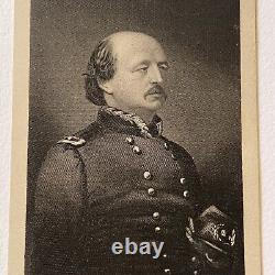 Antique CDV Photograph Union Army Civil War Major General Butler