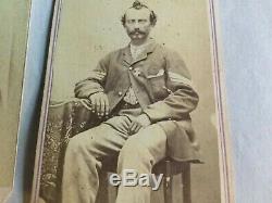 Antique CDV and Tintype Album Civil War Soldiers & Identified Family Photos