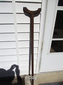 Antique CIVIL WAR CONFEDERATE Medicine Medical Soldier Wooden Crutch