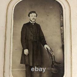 Antique CIVIL WAR ERA 1860s PHOTO ALBUM CDV Photos Photographs (54)