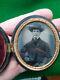 Antique Civil War Oval Cased Ambrotype Photograph Gentleman With Gloves
