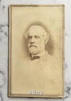 Antique CIVIL War CDV Photograph Confederate General Robert E. Lee Vannerson Csa