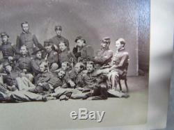 Antique CIVIL War Military CDV Photo, 44th Reg. Mass Vol, Soldiers Identified
