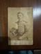 Antique Cabinet Card Albumen Photograph Id'd Military Officer Sepia 1850-1899