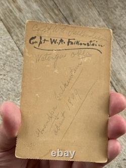 Antique Cabinet Card of Jewish Civil War Union Captain W. A. Falkenstein