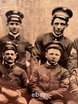 Antique Civil War 2.5x 3.5 Tin Type Photo Union 6 Soldier In Uniform RARE