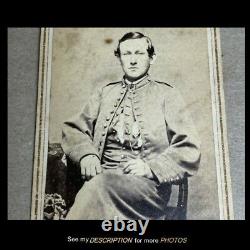 Antique Civil War CDV Photograph Connecticut Soldier
