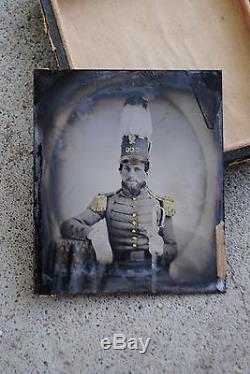 Antique Civil War Confederate Tintype Photo