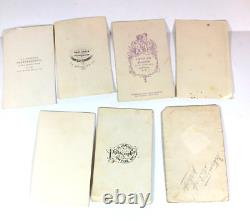 Antique Civil War Era CDV Woman Mourning Dress Jewelry Photograph Lot of 7