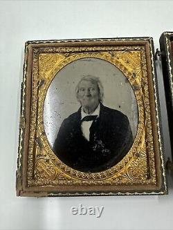 Antique Civil War Era Daguerreotype Photograph Beautiful Woman Mourning Case