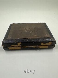 Antique Civil War Era Daguerreotype Photograph Beautiful Woman Mourning Case