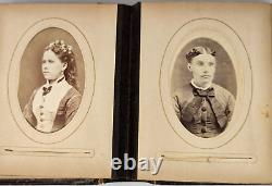 Antique Civil War Era Family Portrait 38 CDV Tintype Photo Picture Album OC23
