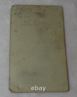 Antique Civil War Era Original Photo Young Soldier Rifle Possibly From Florida