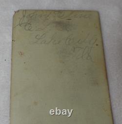 Antique Civil War Era Original Photo Young Soldier Rifle Possibly From Florida