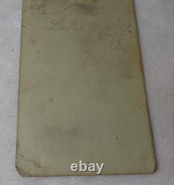 Antique Civil War Era Original Photo Young Soldier Rifle Possibly From Florida