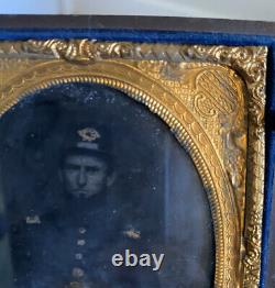 Antique Civil War Military Soldier Daguerreotype/Ambrotype Photo Photograph