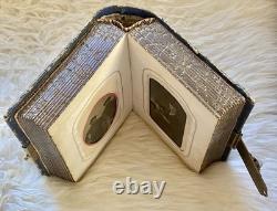 Antique Civil War Miniature Tin Types & CDV's Photo Album / 37 Photos