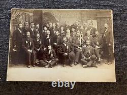 Antique Civil War Mounted Albumen GAR Iowa Calvary Photo