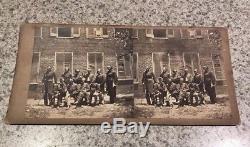 Antique Civil War Officers Lew Wallace Stereoview Photo Card