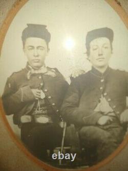 Antique Civil War Photo With Asian American